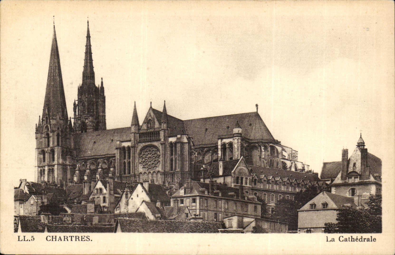 Chartres CPA La cathedrale