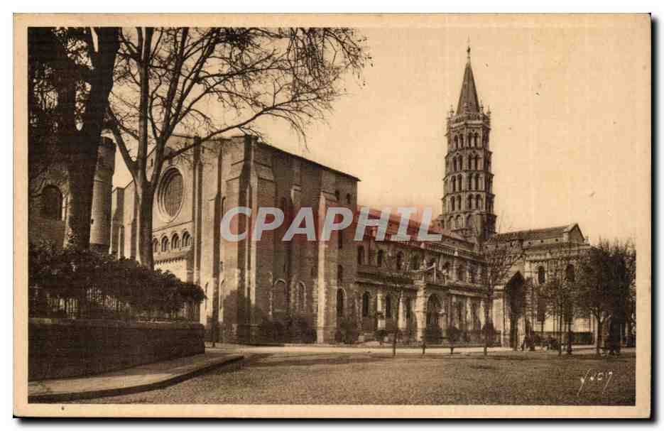 Toulouse (Haute-Garonne) — L'Église Saint-Sernin (construite du XIe au XIIIe siècle) — Les Éditions d'Art Martel, Paris