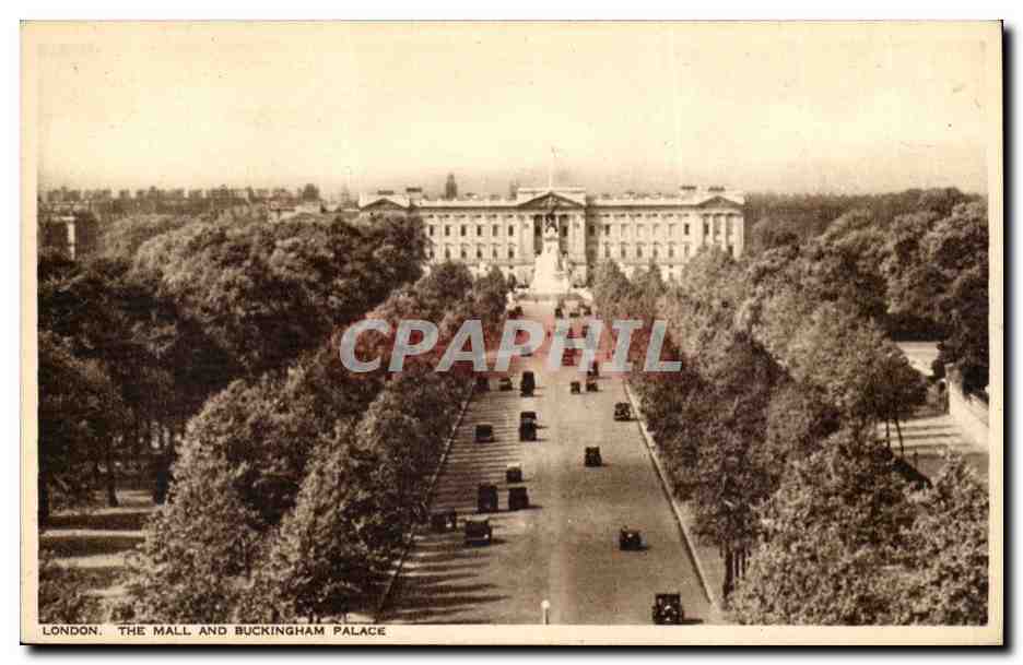 Grande Bretagne Londres London CPA The mall and Buckingham palace