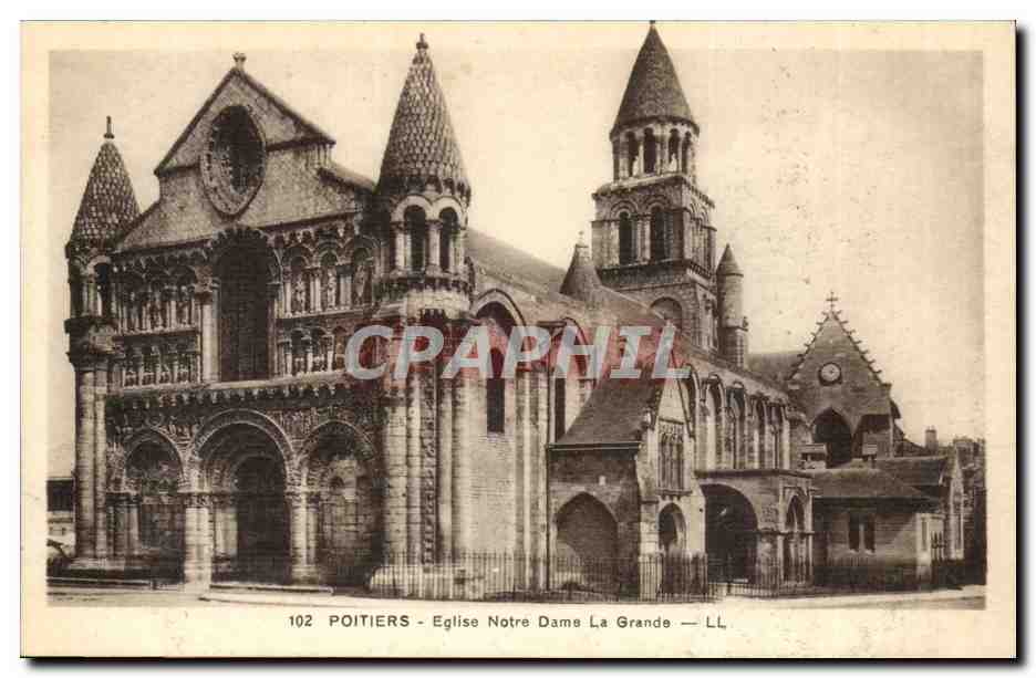 Poitiers - Église Notre Dame La Grande — LL, n°102
