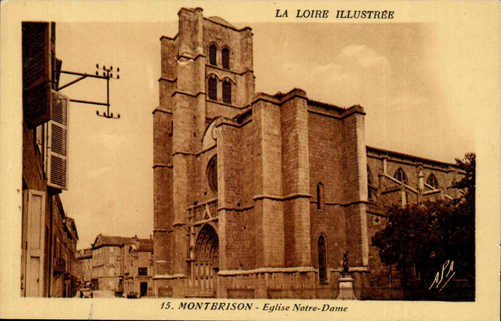 Montbrison cPA Eglise Notre DAme