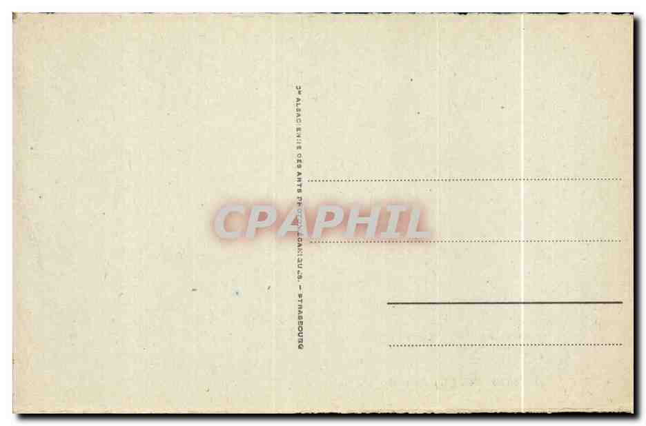Strasbourg - The Cathedral - [South Side] - Publisher: Almanach des Arts Pratiques — Back