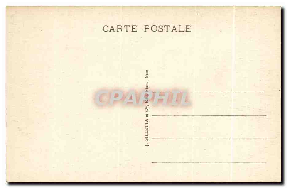 CPA ile Saint Honorat (moines) — Rückseite