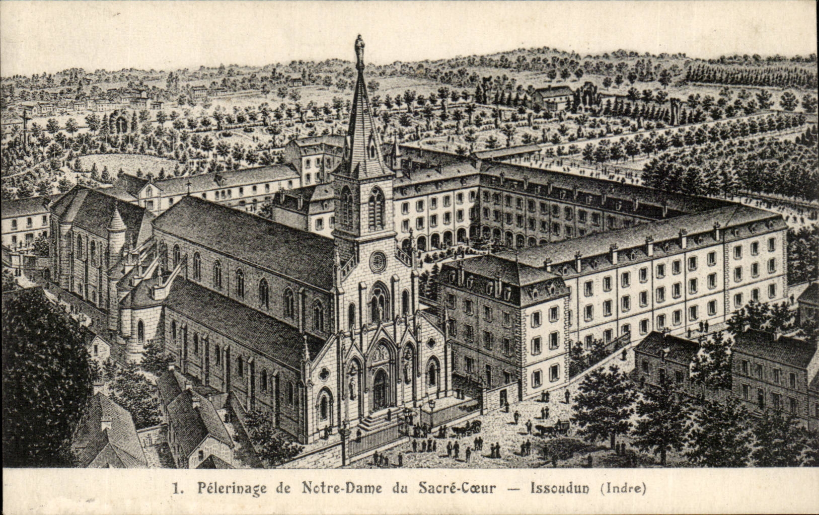 Pèlerinage de Notre-Dame du Sacré-Cœur — Issoudun (Indre) — S.F. Phototypie Châlons