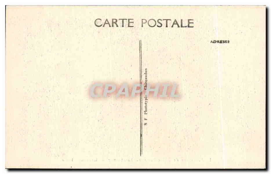 Pèlerinage de Notre-Dame du Sacré-Cœur — Issoudun (Indre) — S.F. Phototypie Châlons — Verso