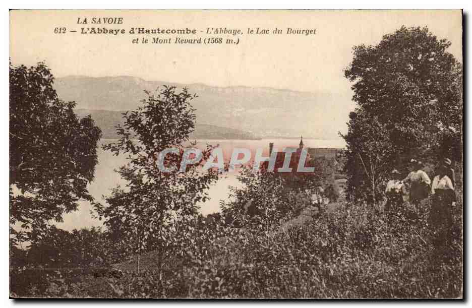 Abbaye de Hautecombe CPA abbaye Le alc du Bourget et le Mont Renard