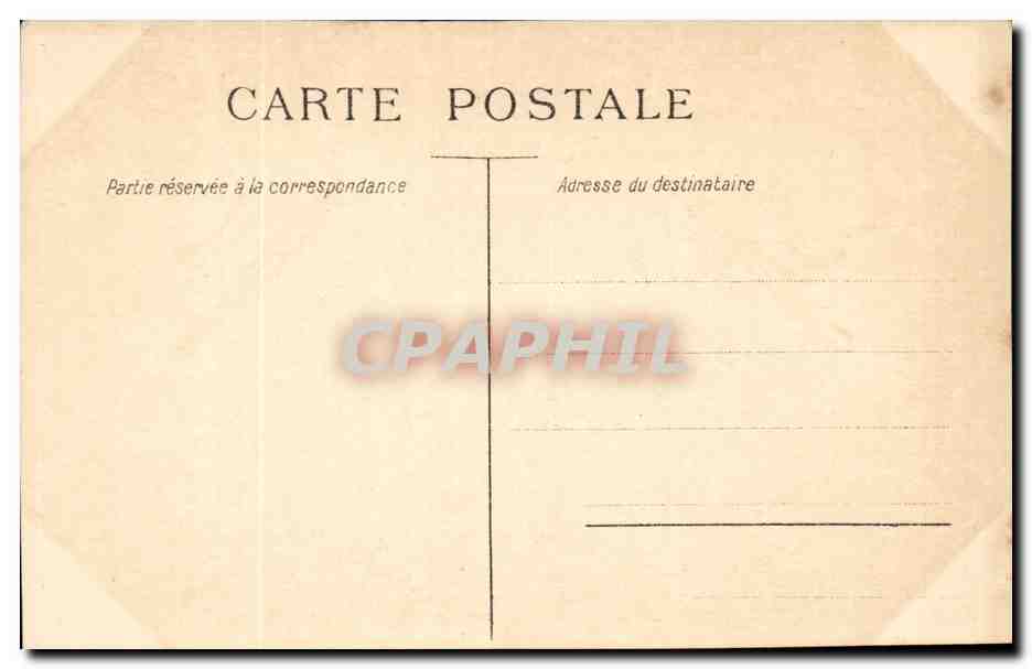 Paris CPA Eglise de la Madeleine — Rückseite