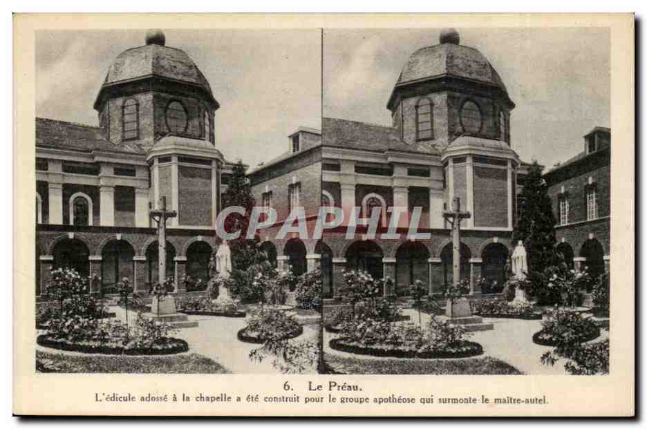Le Preau CPA L'edicule adosse a la chapelle a ete construit pour le groupe apotheone 