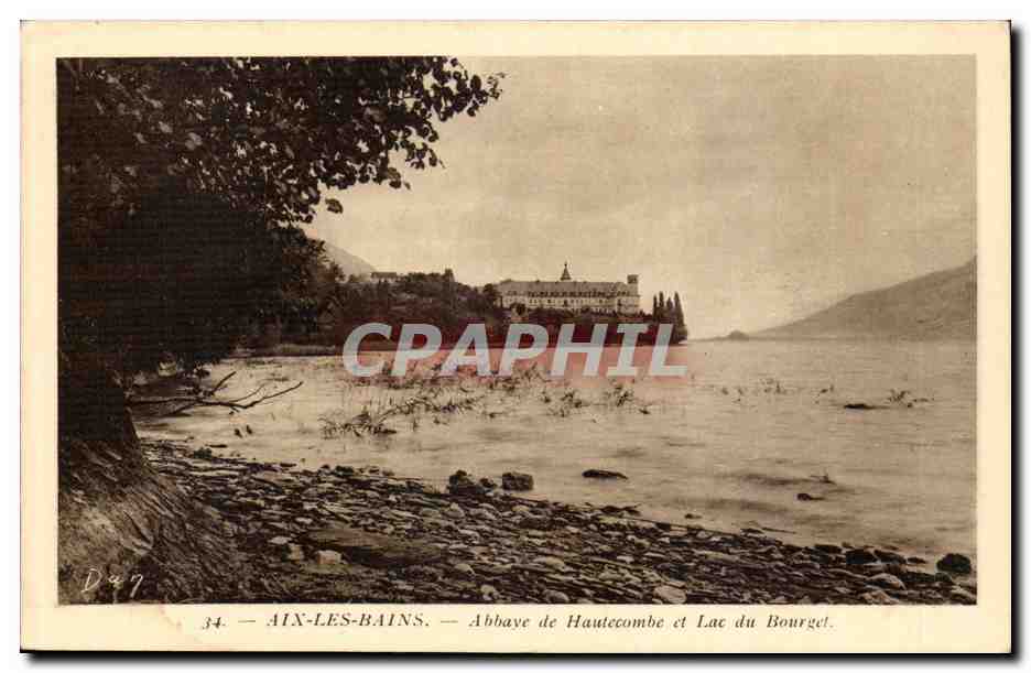 Aix les Bains CPA Abbaye de Hautecombe et lac du Bourget