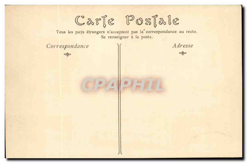 Neuilly sur SEine CPA Institution ND de Sainte Croix le jardin — Rückseite