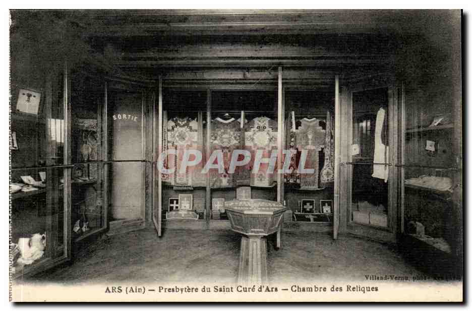 CPA Ars Presbytere du saint cure d'ars Chambre des reliques