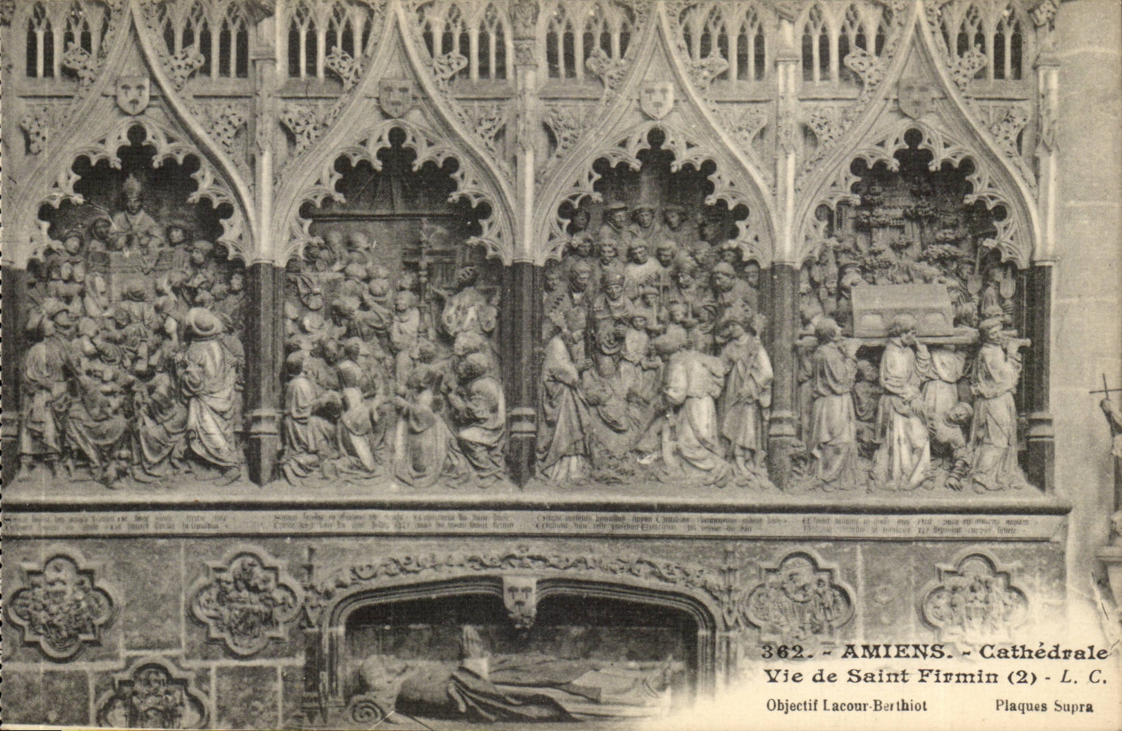 Amiens CPA Cathedrale Vie de Saint Firmin