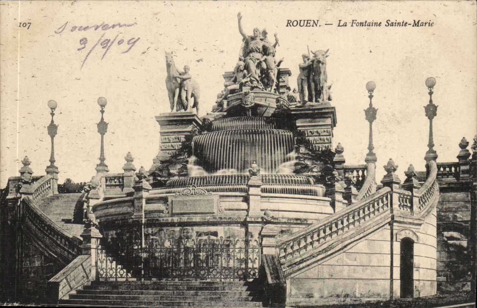 Rouen CPA La fontaine Sainte Marie