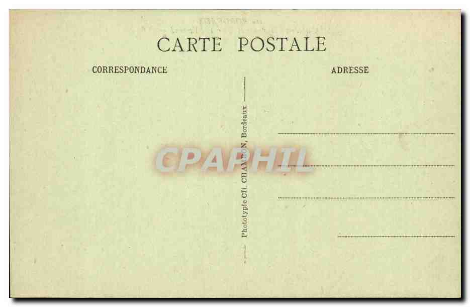 Bordeaux CPA Cathedrale St Andre et Tour Pey Berland  — Verso