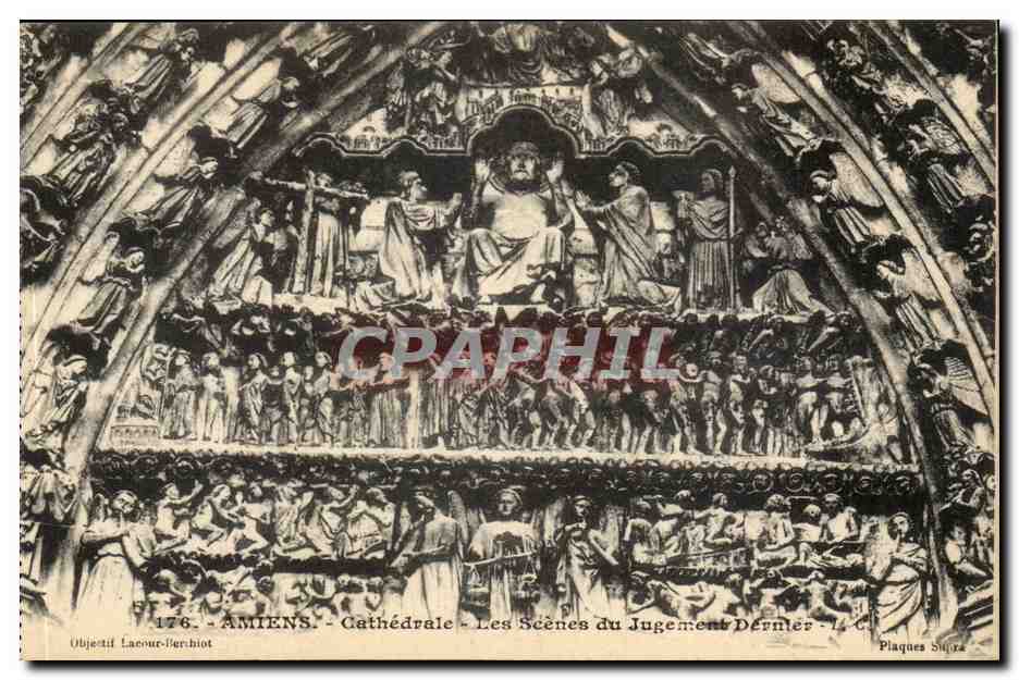 Amiens - Cathédrale - Les Scènes du Jugement Dernier - Plaques Supra