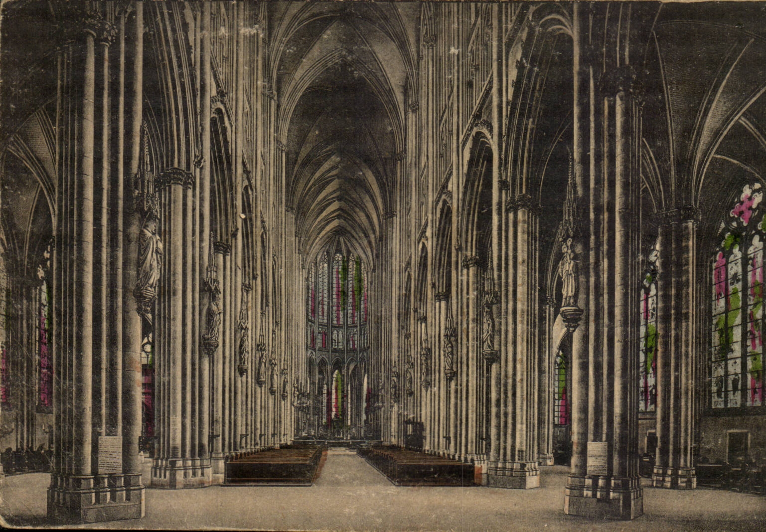 Allemagne Koln am rhein Dom (inneres)