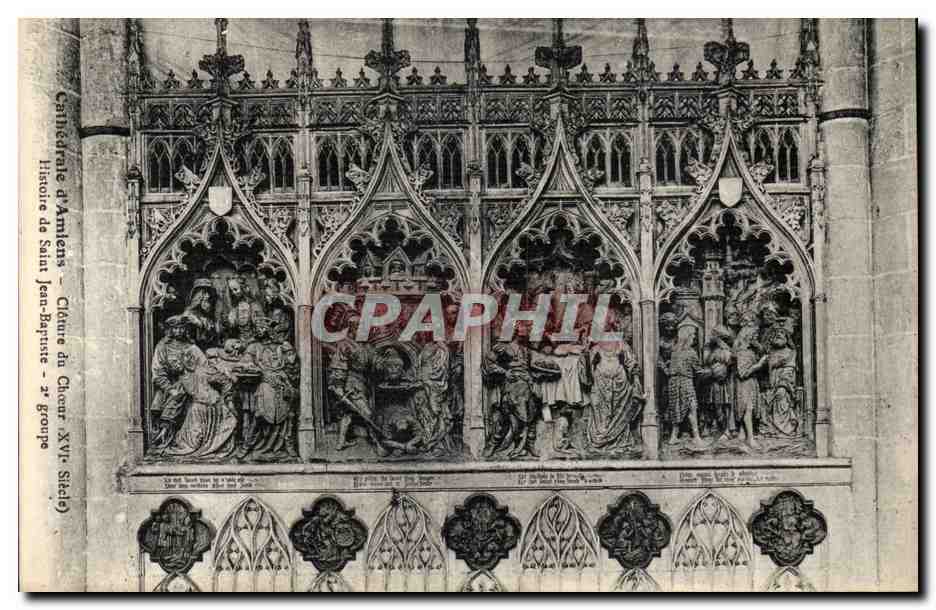 Cathédrale d'Amiens — Cloître de Saint-Jean-Baptiste — 2e groupe — Édition Hégaunt