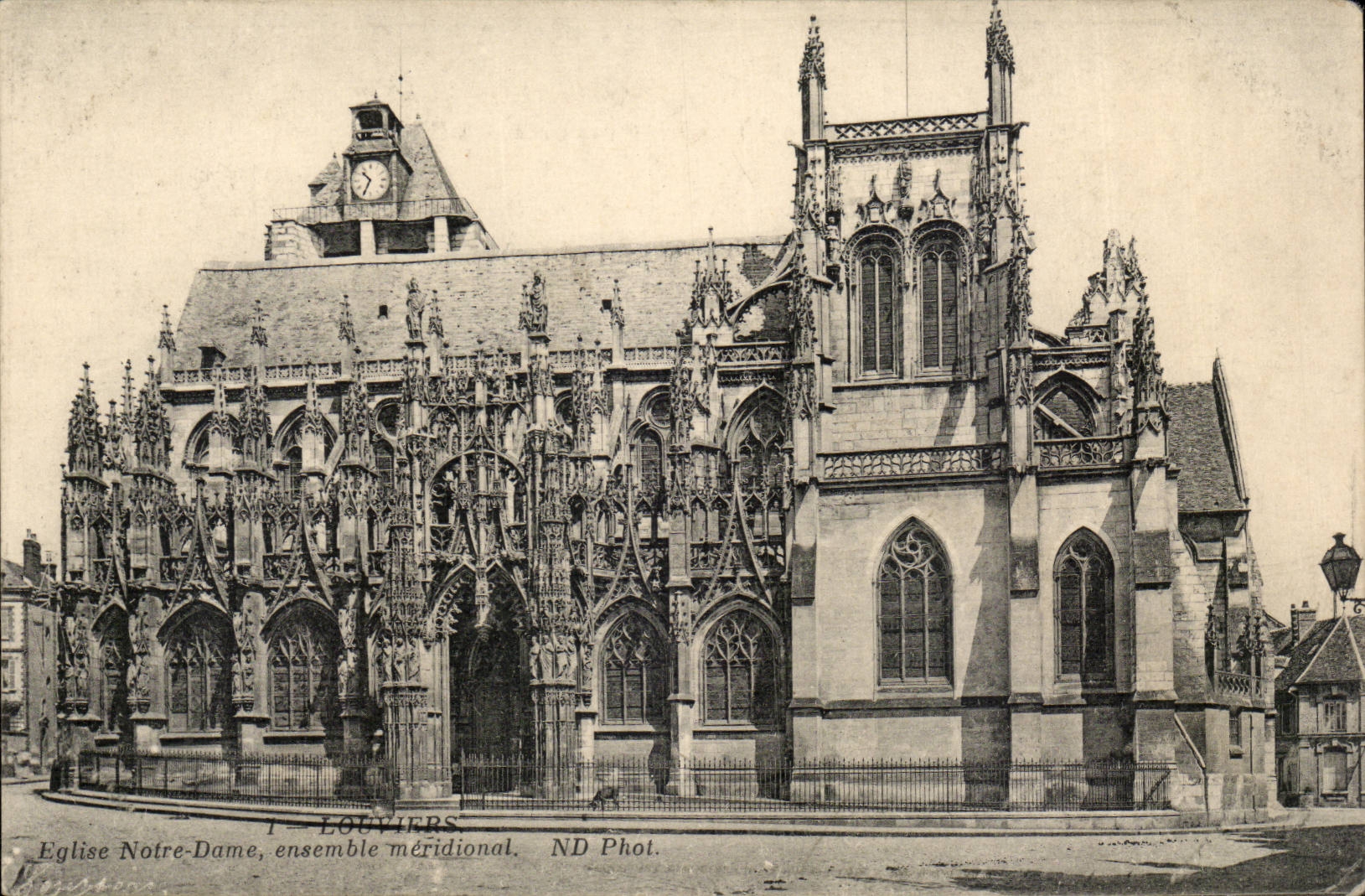 Louviers CPA Eglise Notre DAme ensemble meridional