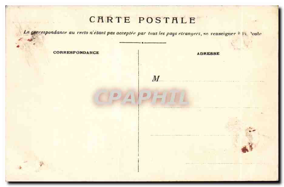 Saint Bonnet le chateau CPA Eglise paroissiale — Rückseite