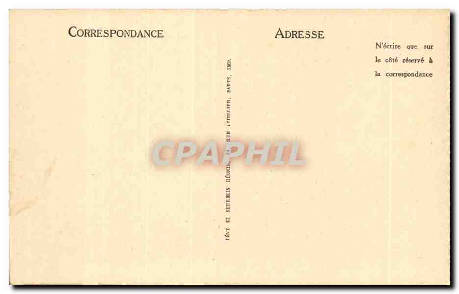 Lourdes CPA Chemin de fer Funiculaire du pic d ejer — Verso