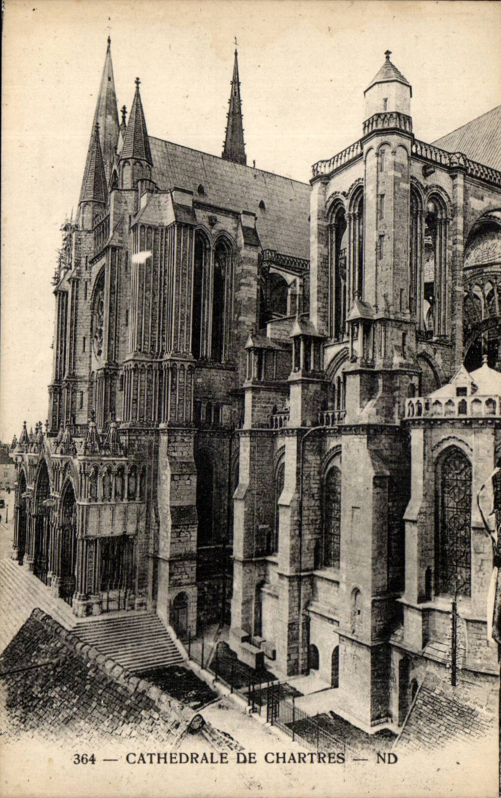CPA Cathedrale de Chartres