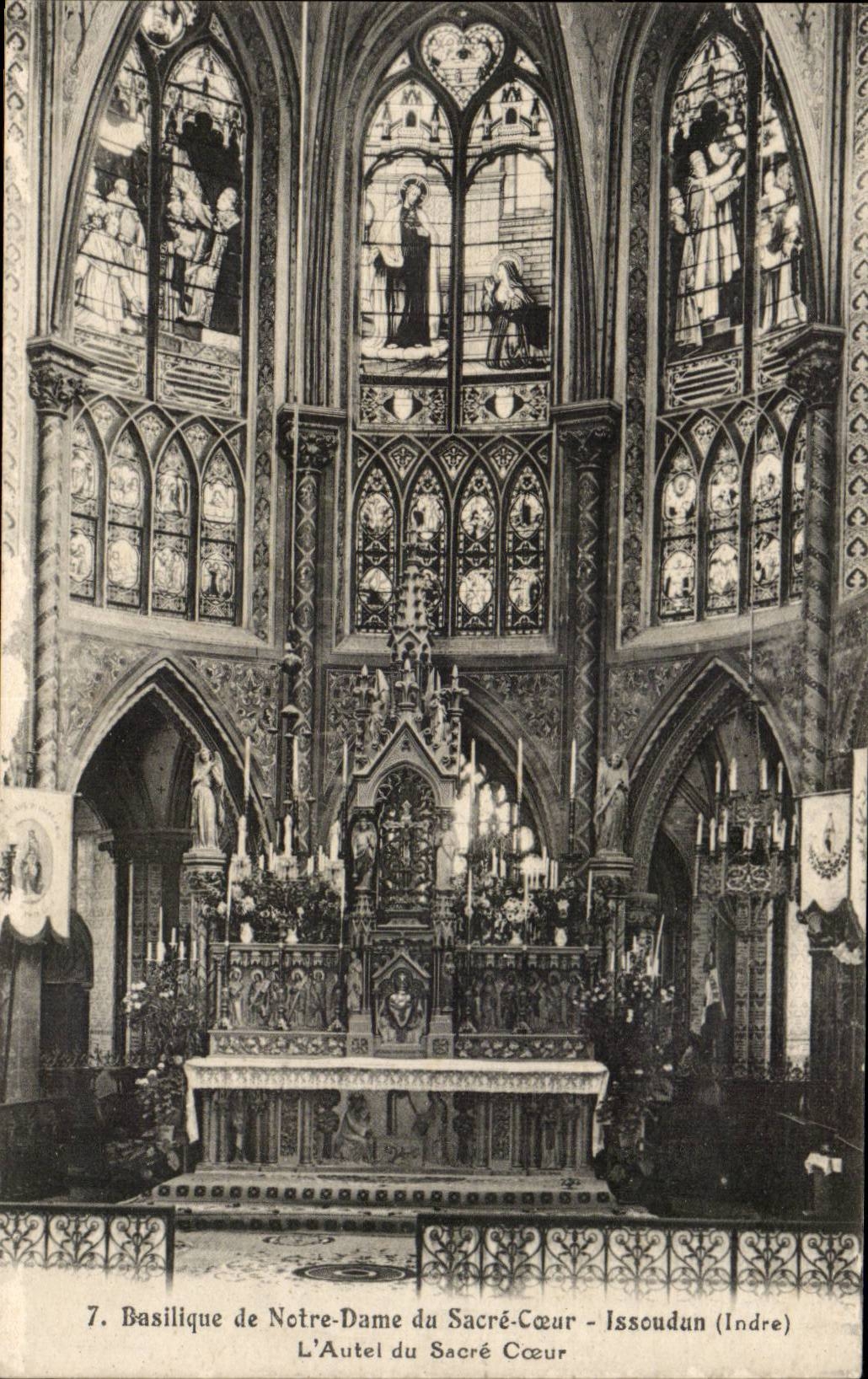Basilique de Notre-Dame du Sacré-Cœur - L'Au tel du Sacré-Cœur - Issoudun (Indre)