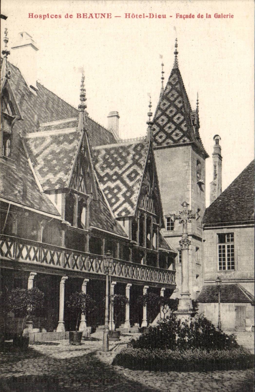Beaune CPA Hotel Dieu FAcade de la galerie
