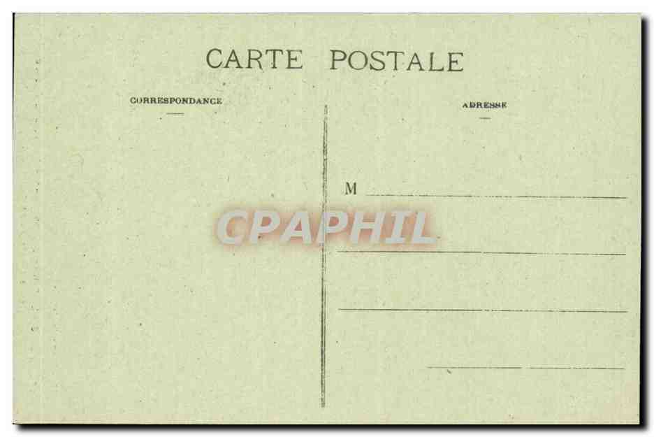 Reims CPA Cathedrale La grande nef vers la rosace et le revers du grand portail — Verso