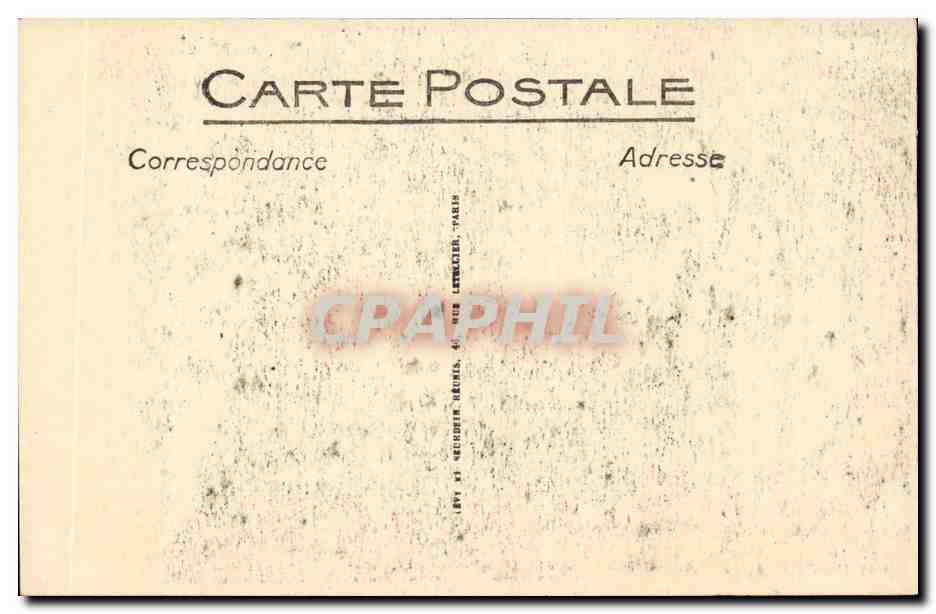 Paris CPA Le reliquaire de la Sainte Chapelle — Rückseite