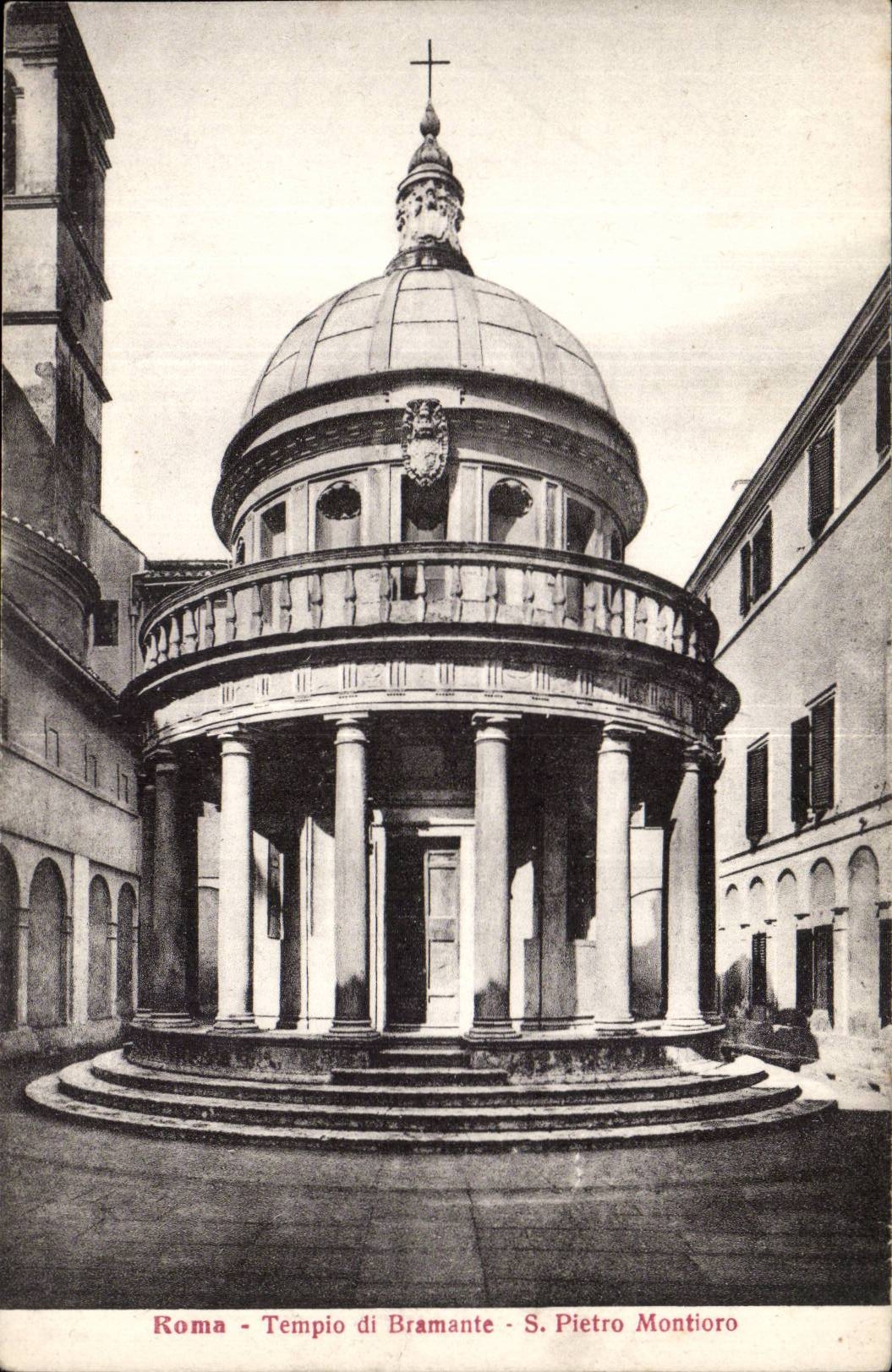 Italie Italie Roma CPA Tempio di Brmante S Pietro Montioro