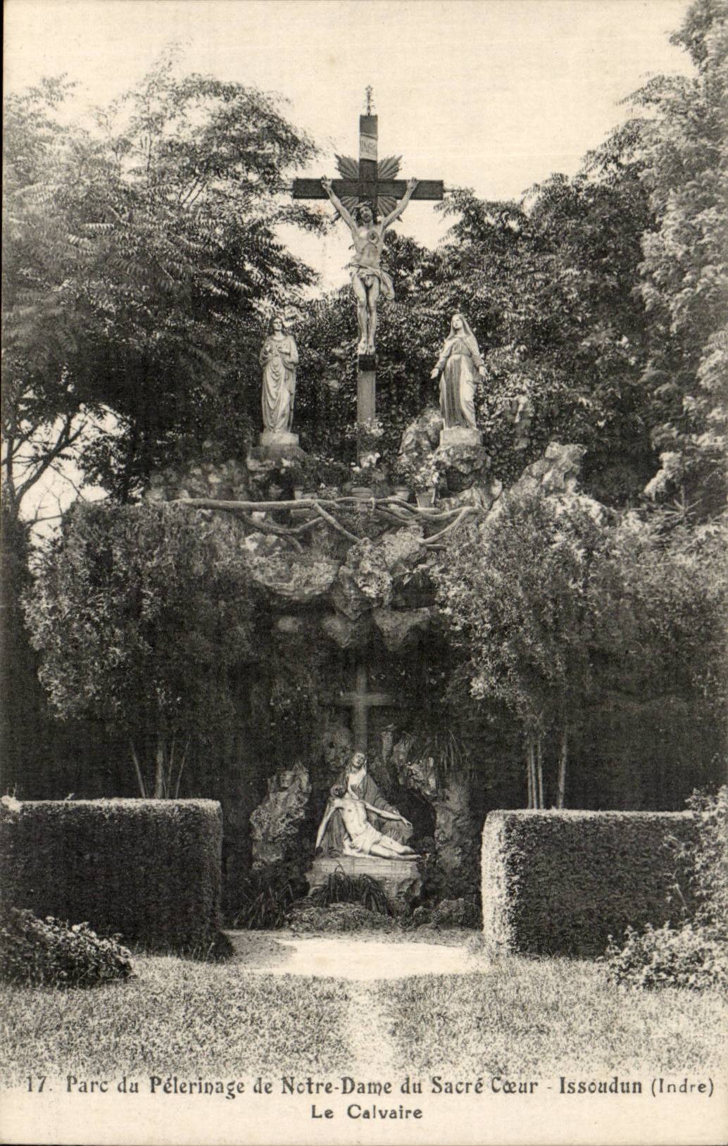 Parc du Pèlerinage de Notre-Dame du Sacré-Cœur - Issoudun (Indre) — Le Calvaire — S.F. Phototype, Château Jun