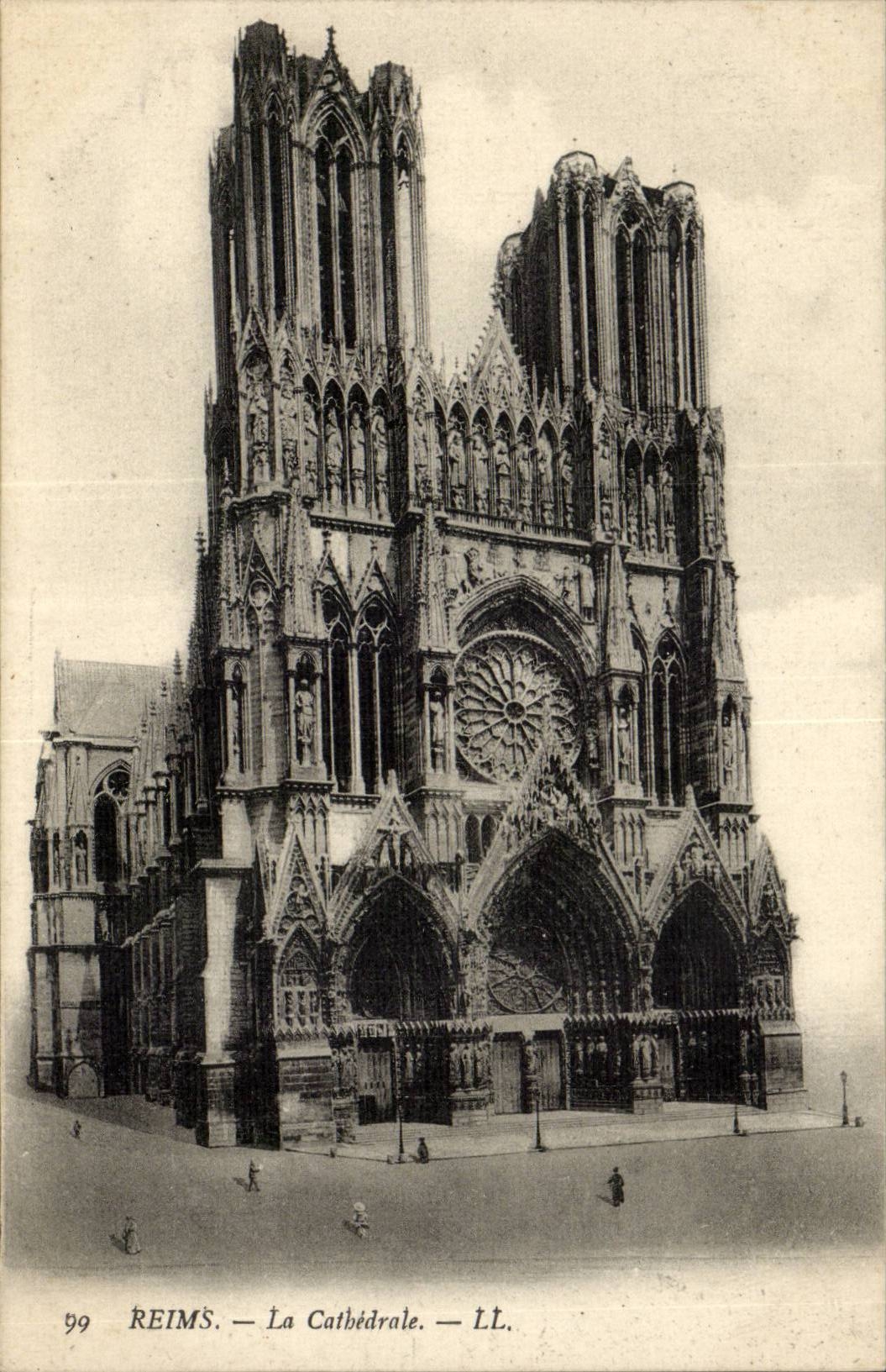Reims — La Cathédrale — LL.