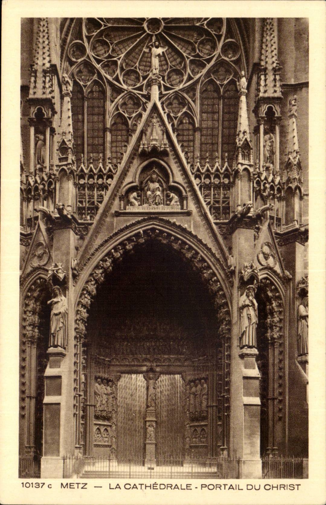Metz — La Cathédrale - Portail du Christ — Collection La Lorraine