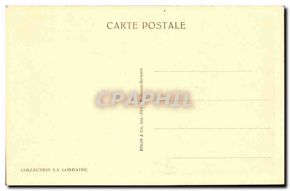 Metz — La Cathédrale - Portail du Christ — Collection La Lorraine — Verso