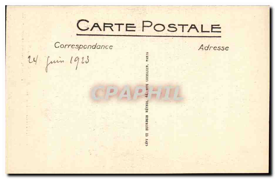 Cathedrale de Rouen CPA La facade — Rückseite