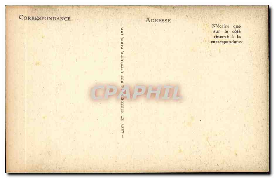 Chartres CPA Cathedrale Portail meridional Tympan porte centrale — Verso