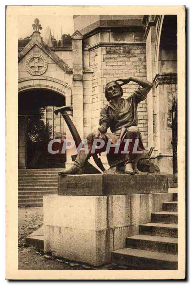 Statue de Jacques d'Arc — Basilique Nationale du Bois-Chenu, Domremy — Édition de la Basilique Nationale du Bois-Chenu, Domremy