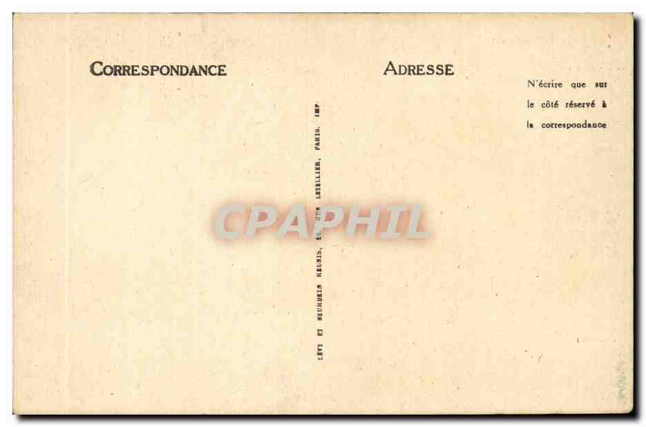 Mantes sur Seine CPA Eglise Nef prise de l'entree — Verso
