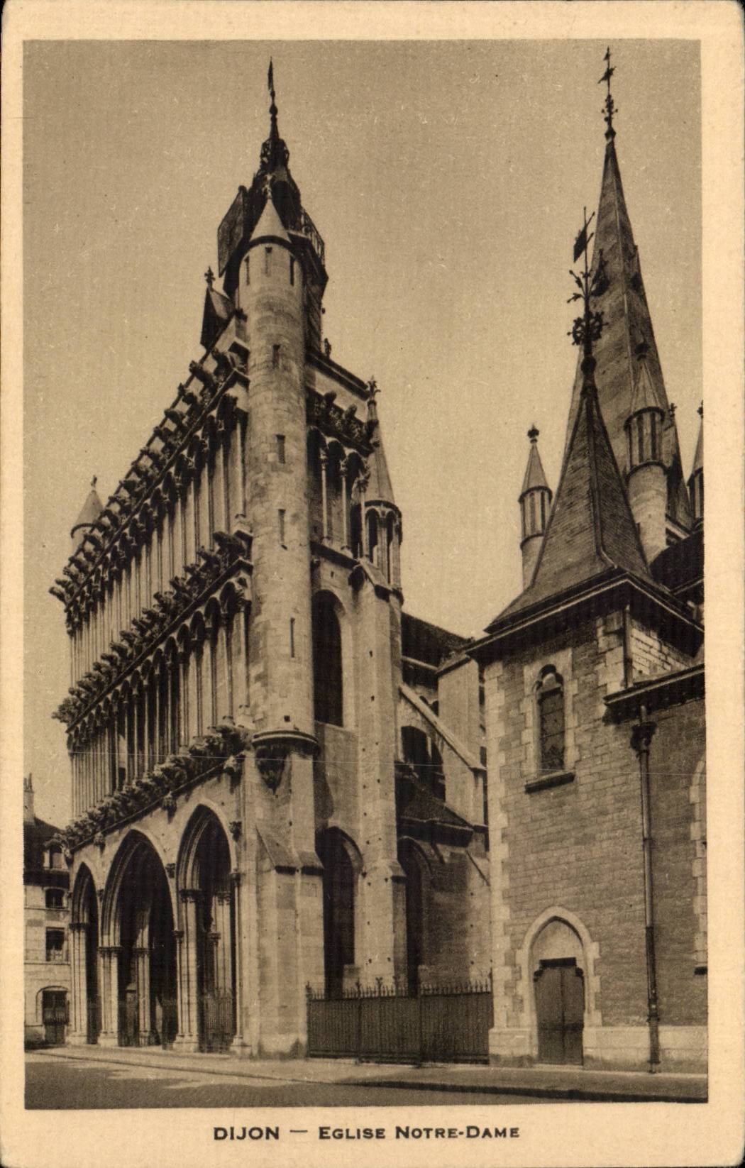 Dijon CPA Eglise Notre DAme