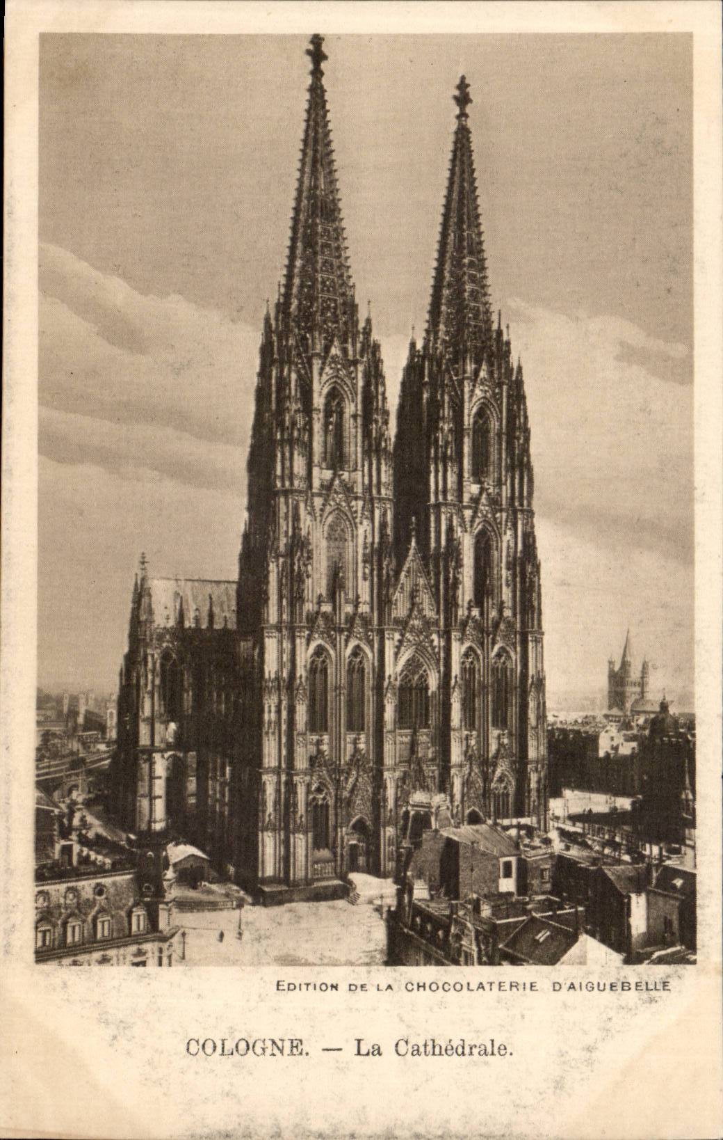 Allemagne Cologne CPA La cathedrale