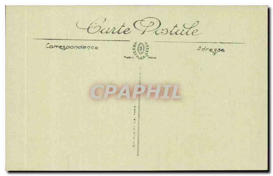 Moulins CPA La cathedrale — Verso