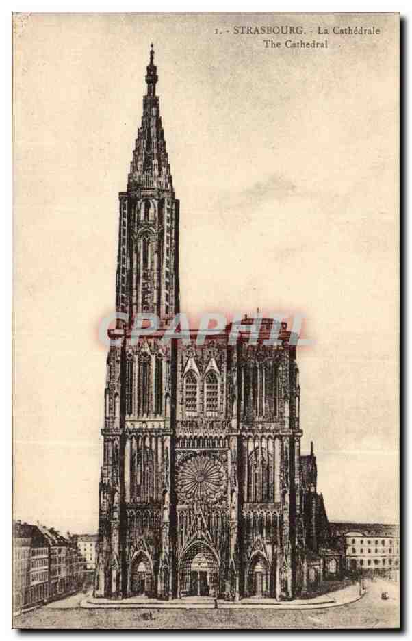 Strasbourg CPA La cathedrale