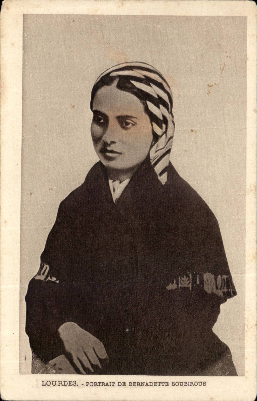 Lourdes CPA Portrait de Bernadette Soubirous