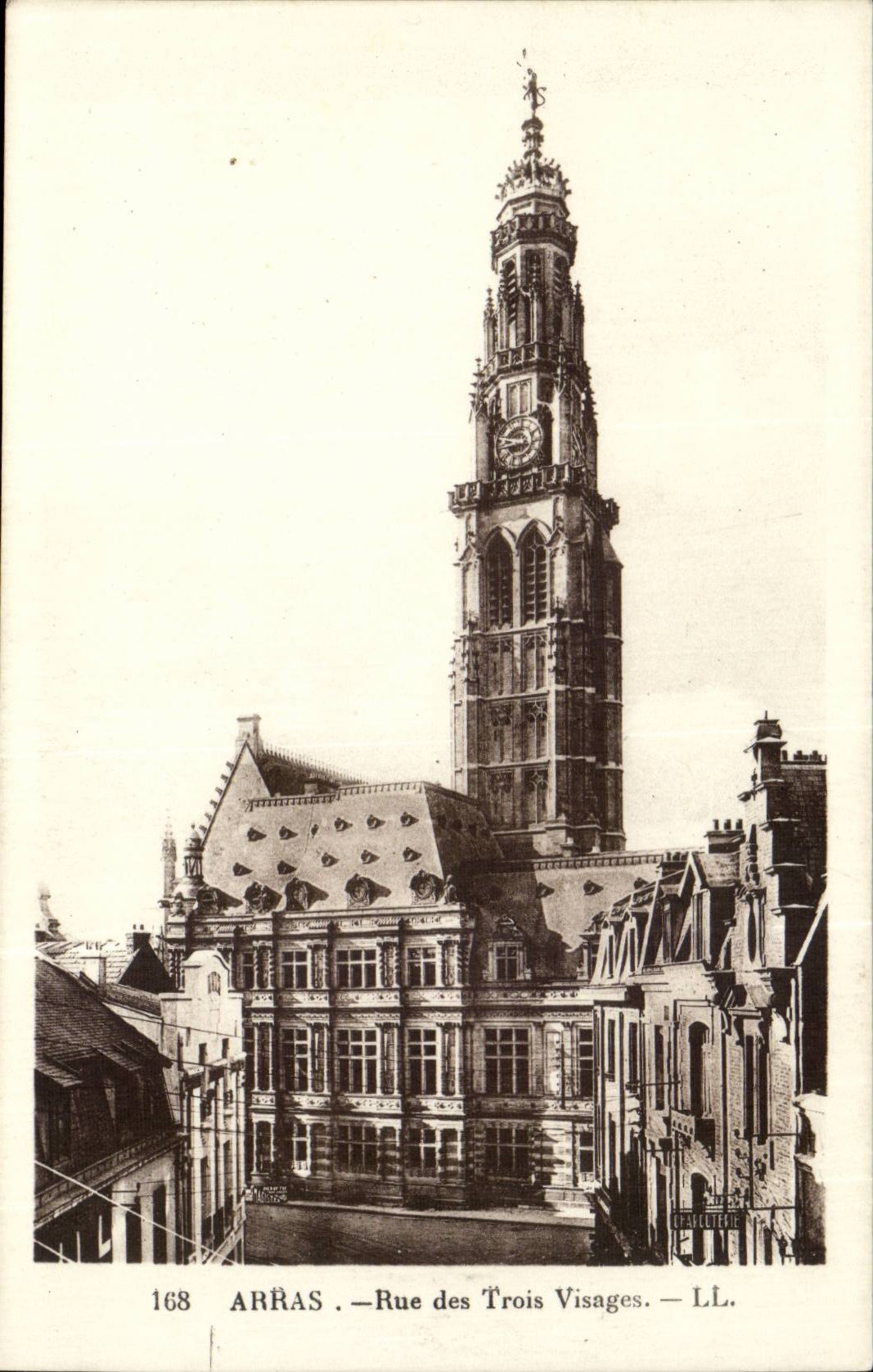 Arras — Rue des Trois Visages — LL. n°168