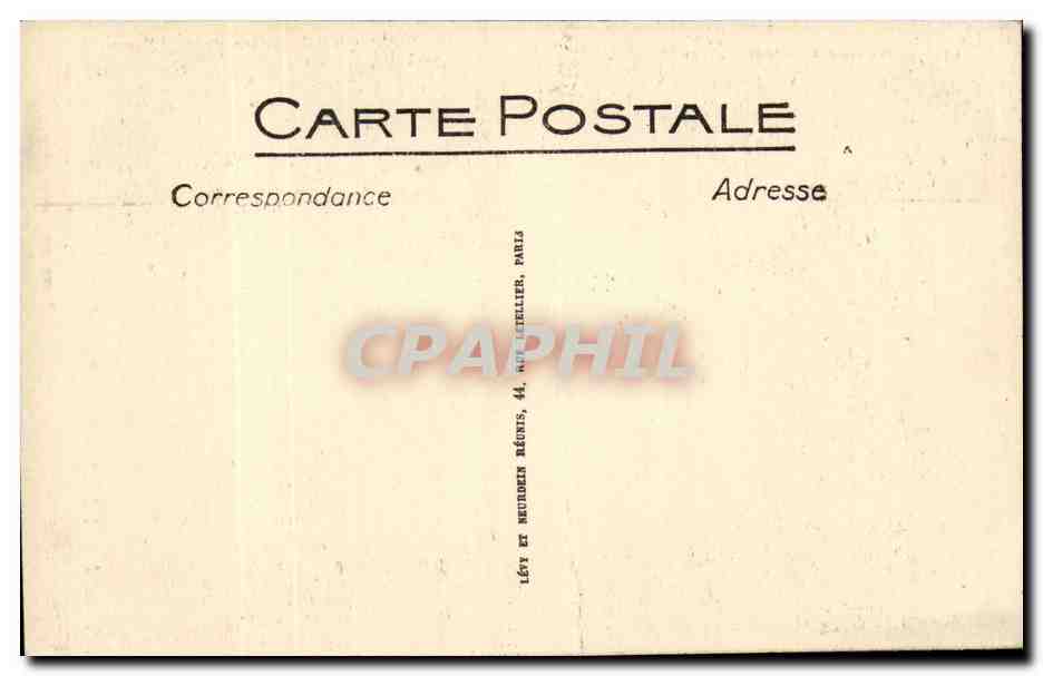 Paris CPA Eglise Notre Dame Rosace du transept Nord — Verso