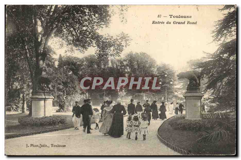Entrée du Grand Rond — Toulouse — J. Picot, édit., Toulouse