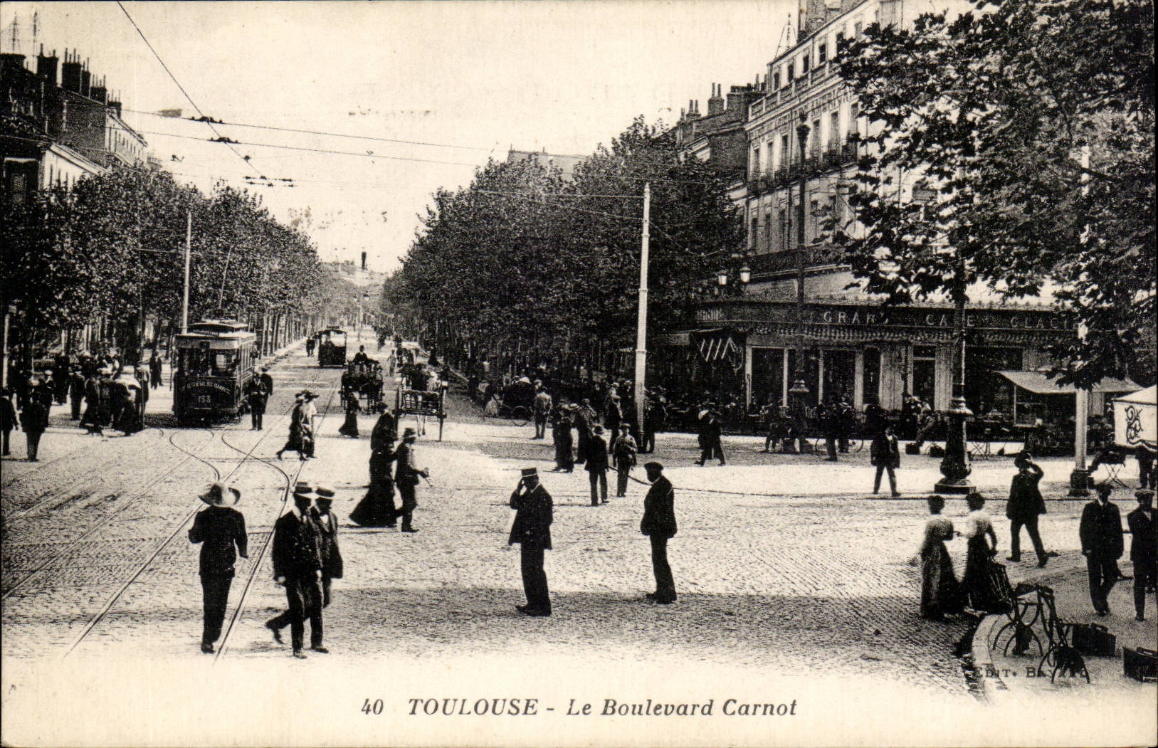 Toulouse - Le Boulevard Carnot — éditeur Édit. Blaizac, n° 40
