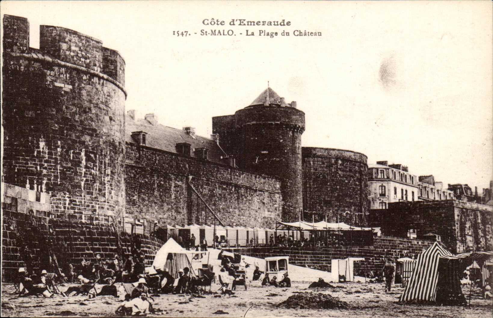 Côte d'Emeraude - St-Malo - La Plage du Château