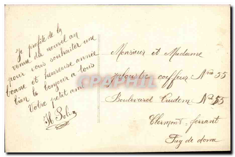 CPA Fantaisie Enfant  — Rückseite