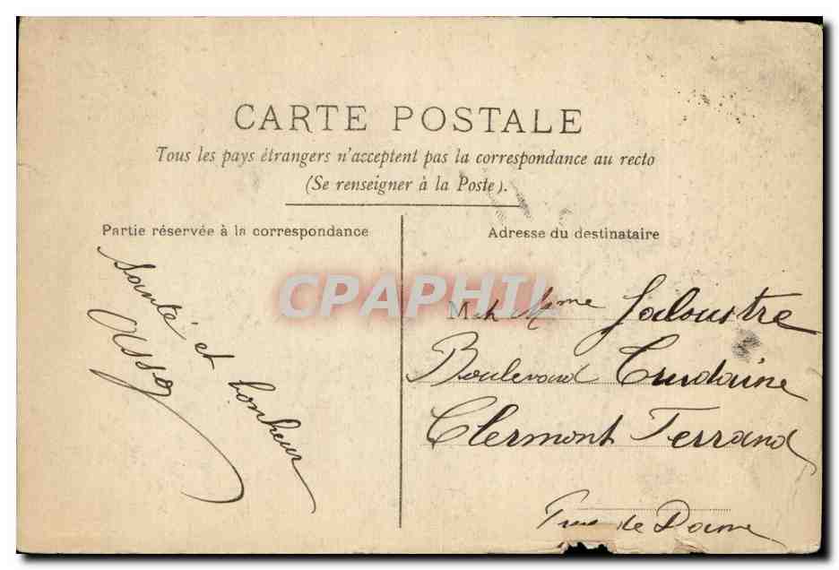 CPA Fantaisie Enfant Bonne annee — Rückseite